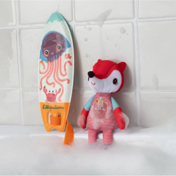 Lilliputiens - Magic Bath surfer Alice the fox - Grace and Fox