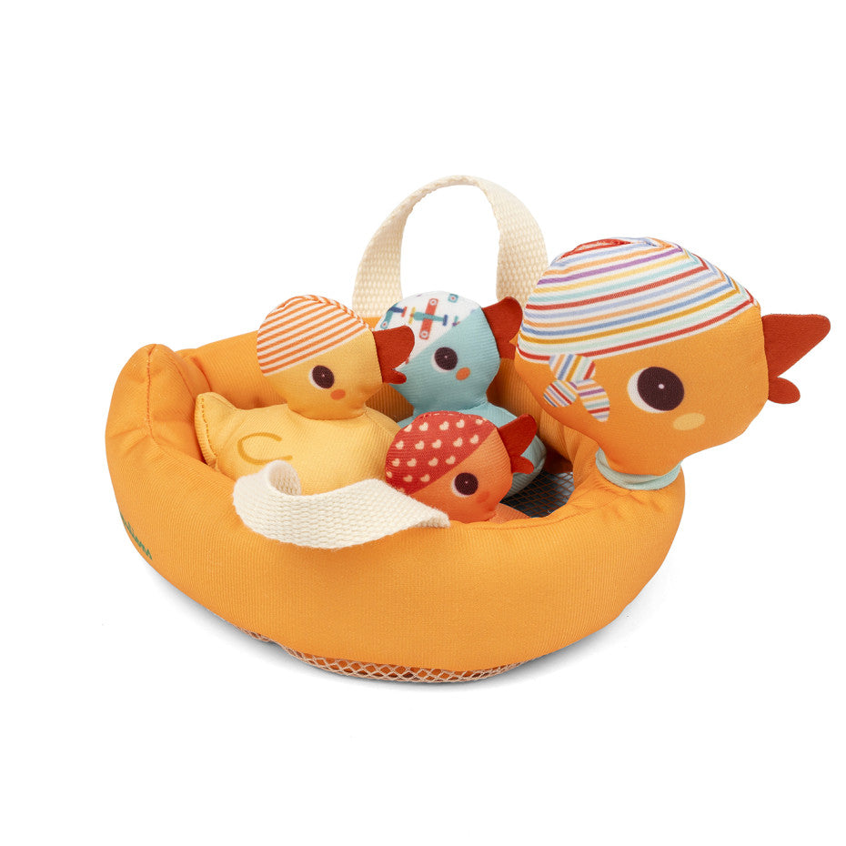Lilliputiens -Mama duck and her magnetized ducklings - Grace and Fox