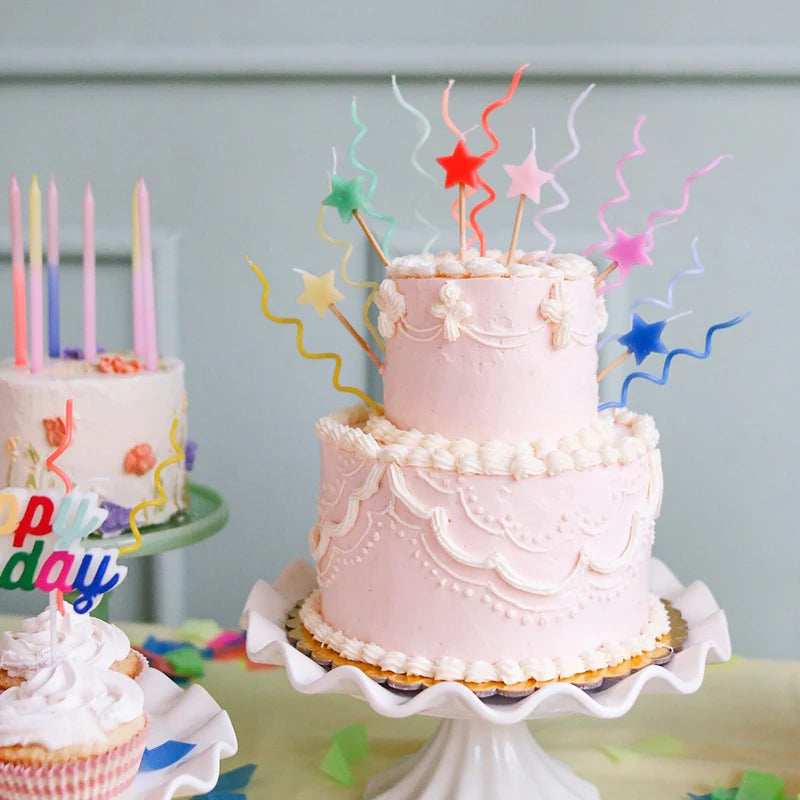 Pastel Swirly Candles (x20) by Meri Meri - Grace and Fox