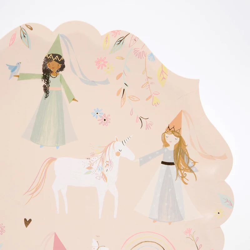 Princess Large Plates (x8) by Meri Meri - Grace and Fox