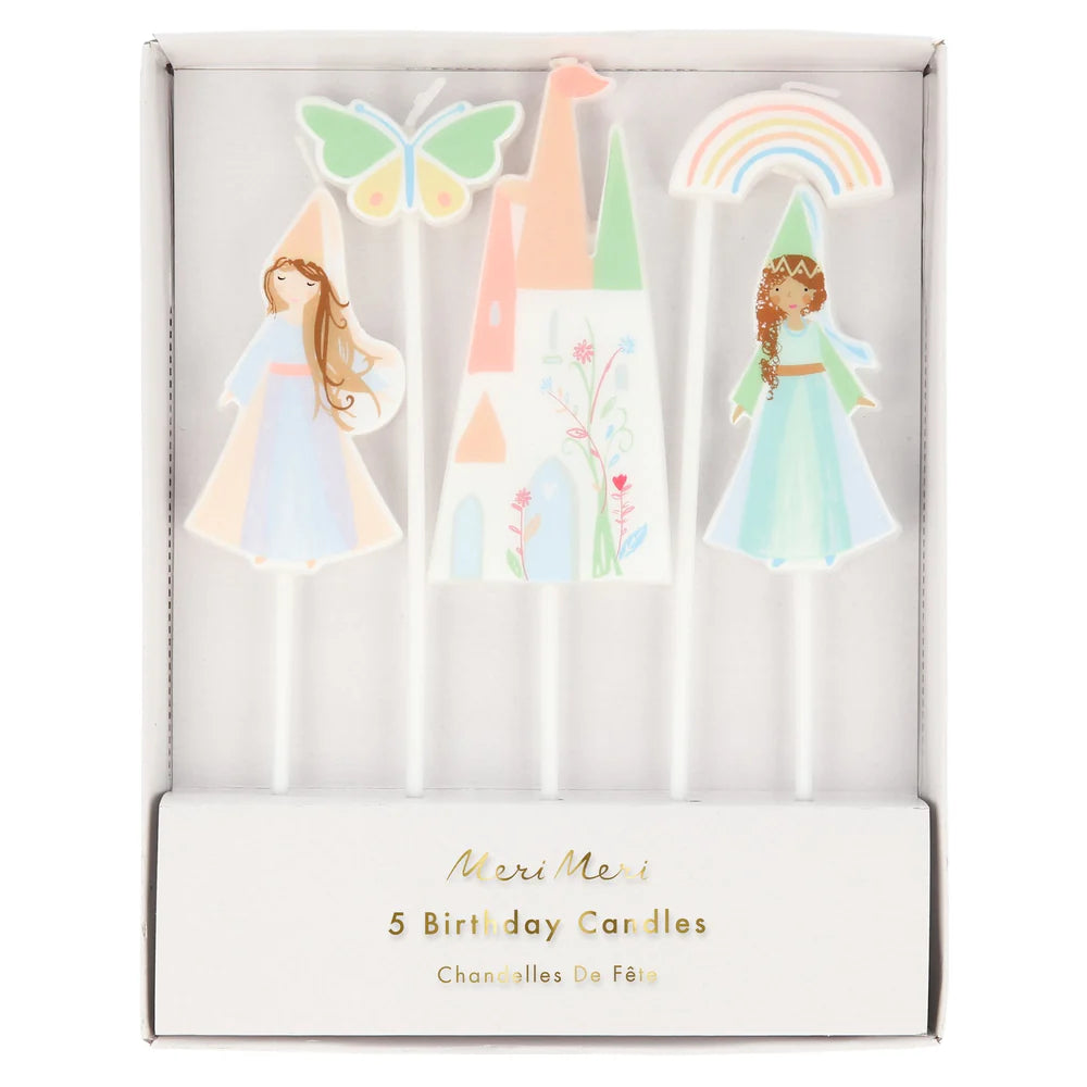 Magical Princess Candles (x5) by Meri Meri - Grace and Fox
