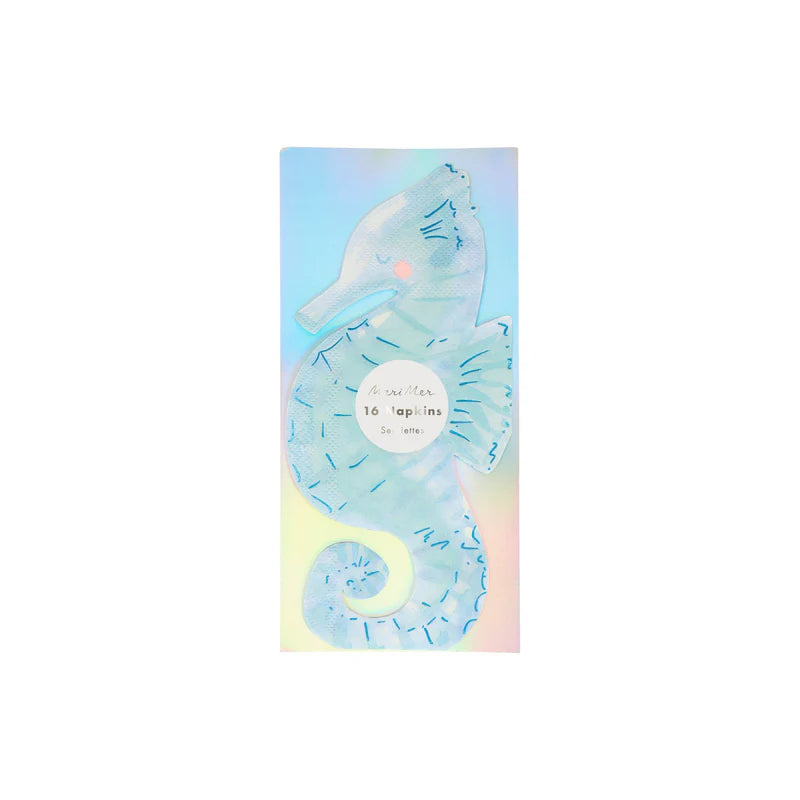Seahorse Napkins (x16) by Meri Meri - Grace and Fox