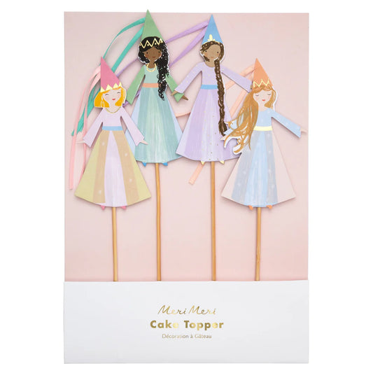 Magical Princess Cake Toppers (x4) by Meri Meri - Grace and Fox