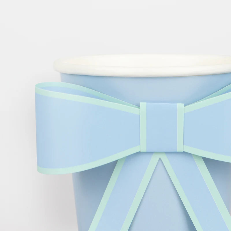 Pastel Bow Cups (x8) by Meri Meri - Grace and Fox