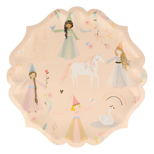 Princess Large Plates (x8) by Meri Meri - Grace and Fox