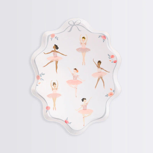 Ballerina Party Paper Plates (x8) by Meri Meri - Grace and Fox
