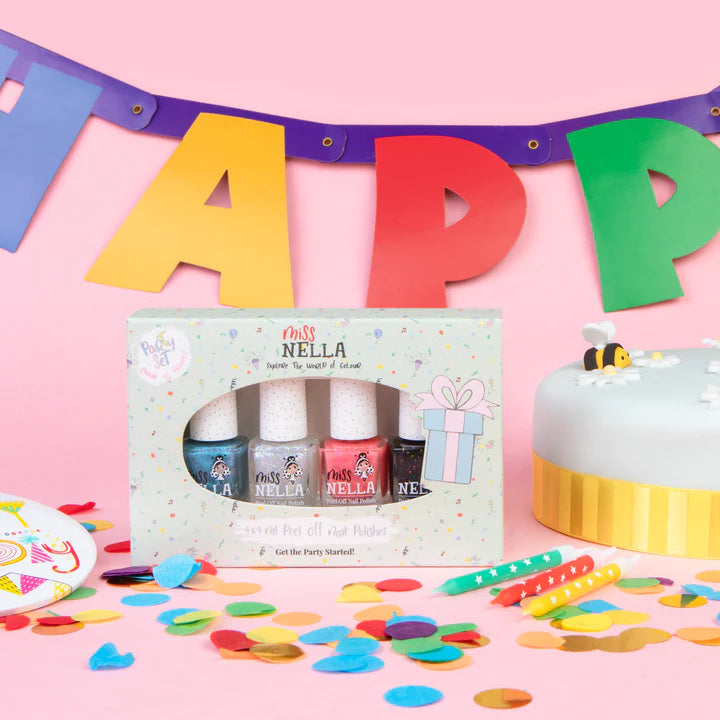 Party Collection Nail Varnish Set by Miss Nella - Grace and Fox