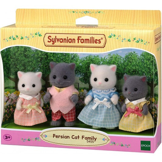 Sylvanian Families - Persian Cat Family - Grace and Fox