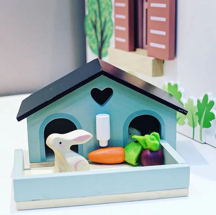 Tender Leaf Toys Wooden Pet Rabbit Set - Grace and Fox