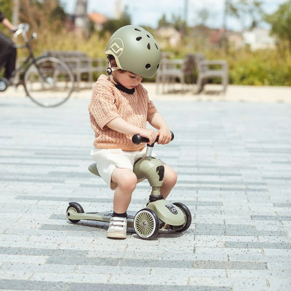 Scoot & Ride Highwaykick 1 Scooter - Olive - Grace and Fox