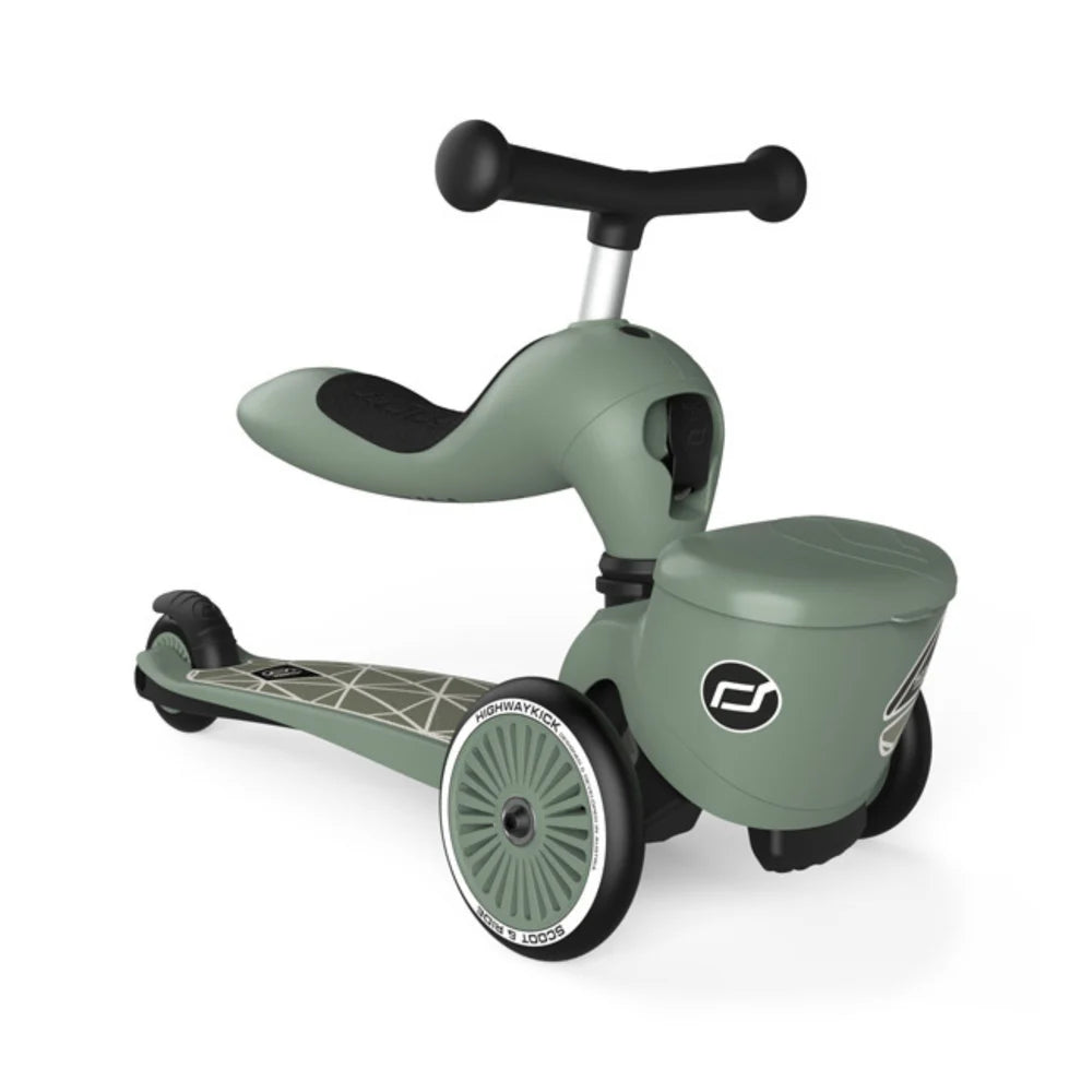 Scoot & Ride Highwaykick 1 Lifestyle Scooter - Green Lines - Grace and Fox