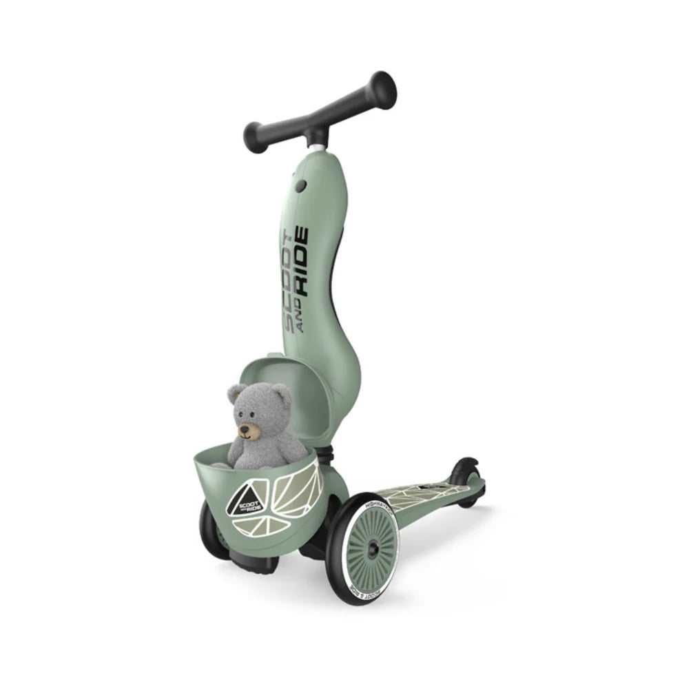 Scoot & Ride Highwaykick 1 Lifestyle Scooter - Green Lines - Grace and Fox