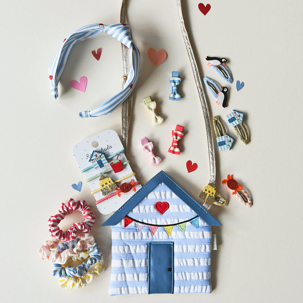 Vintage Seaside Mini Bow Hair Clips - Rockahula