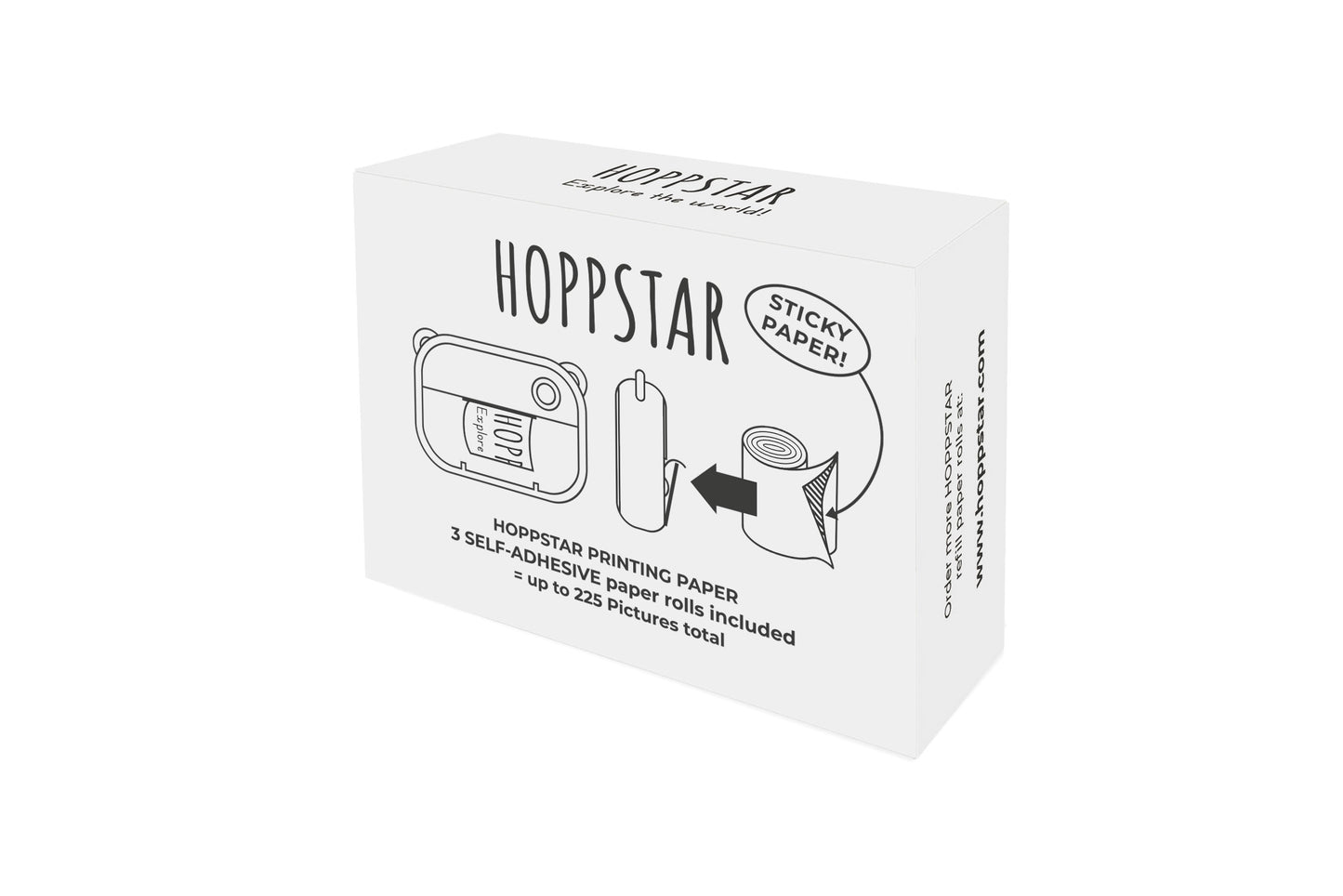 Hoppstar 3 Pack Self Adhesive Printing Paper - Grace and Fox