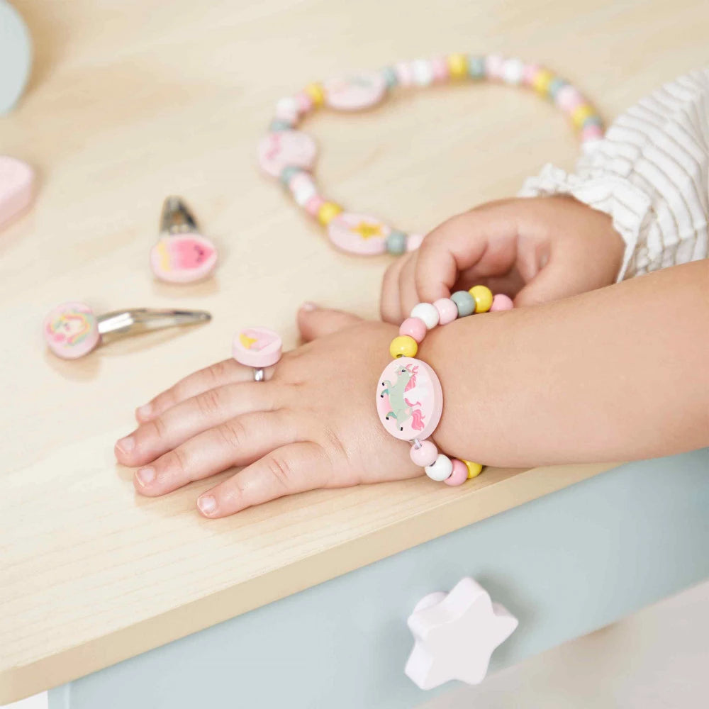 Janod - Unicorn Wooden Dressing Table & Accessories - Grace and Fox