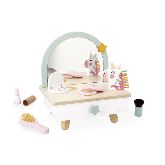 Janod - Small Wooden Unicorn Dressing Table - Grace and Fox
