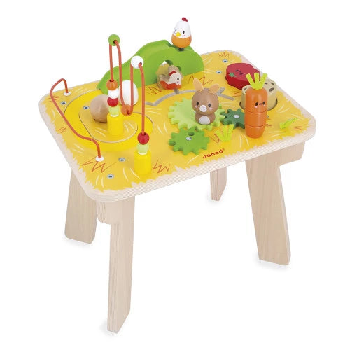 Janod Wooden Farm Activity Table - Grace and Fox