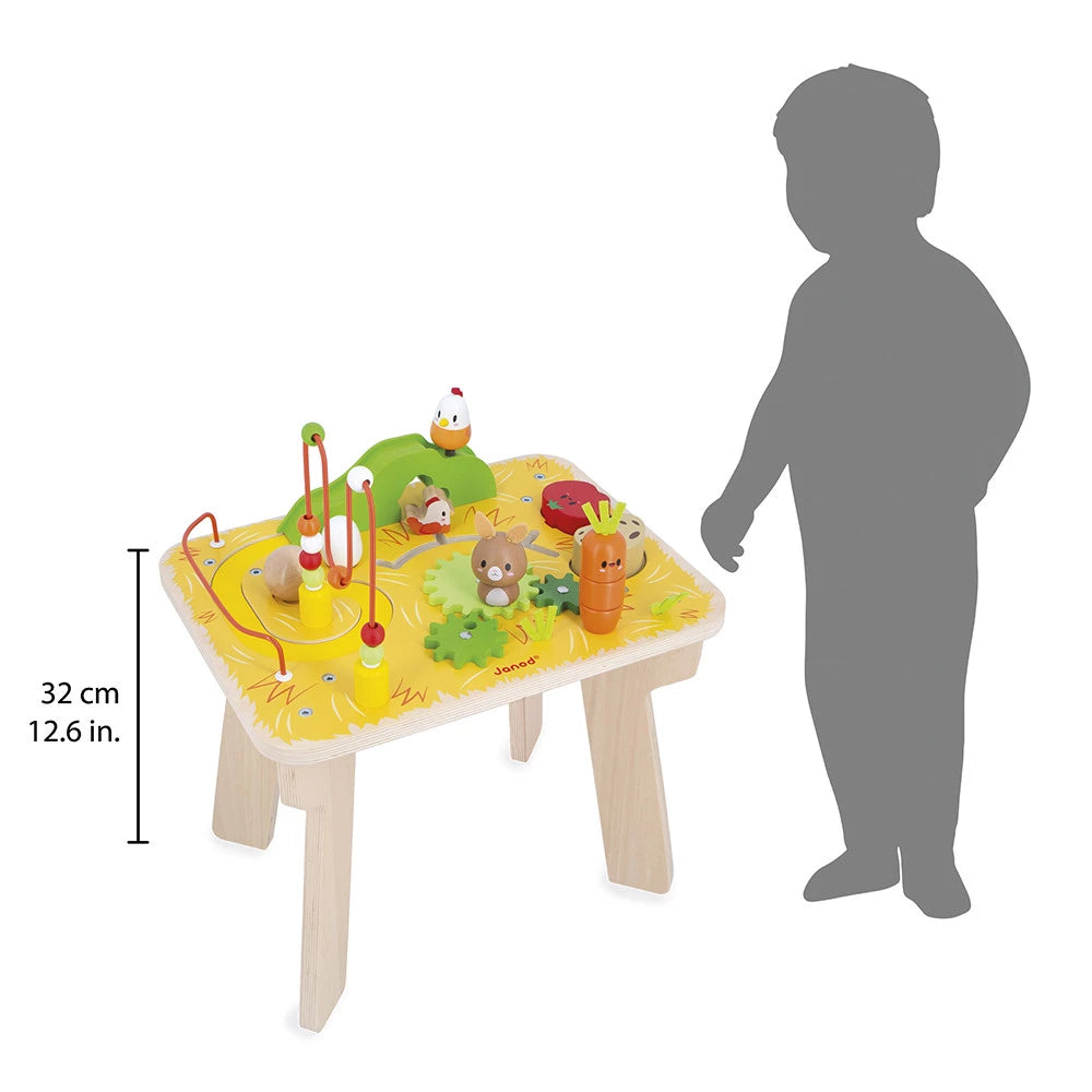 Janod Wooden Farm Activity Table - Grace and Fox