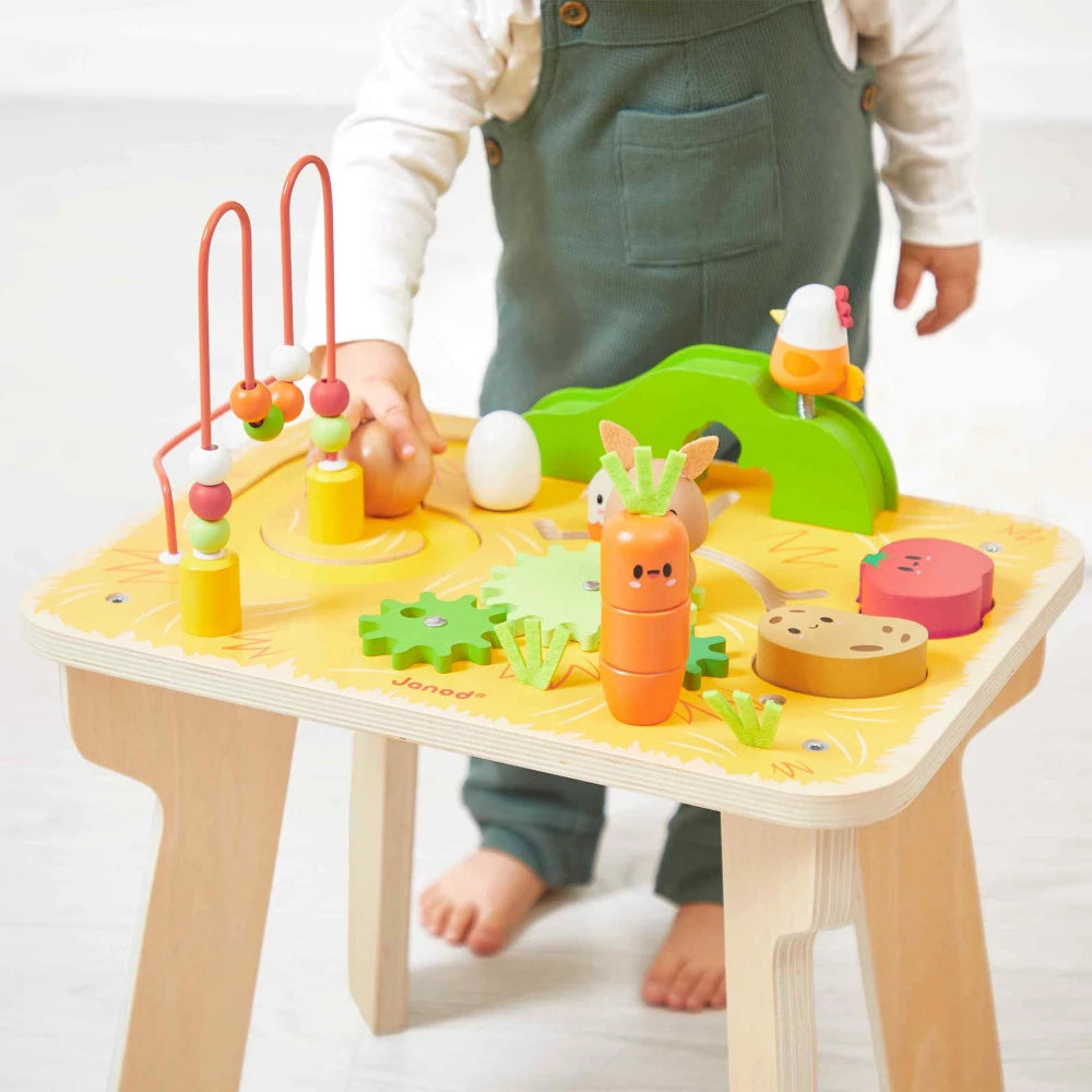 Janod Wooden Farm Activity Table - Grace and Fox