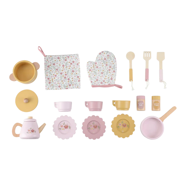 Little Dutch Wooden play kitchen Pink FSC Limited Edition