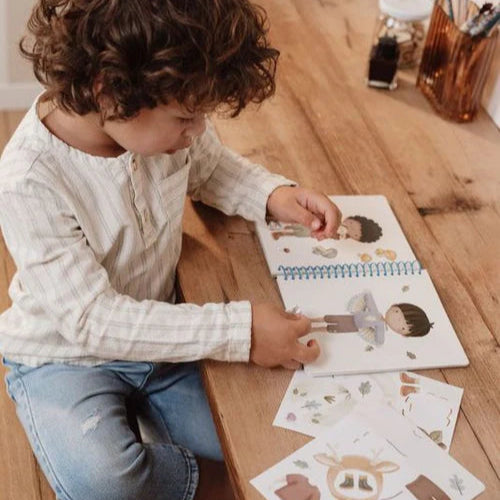 Little Dutch Dress me up book - Forest Friends - Grace and Fox