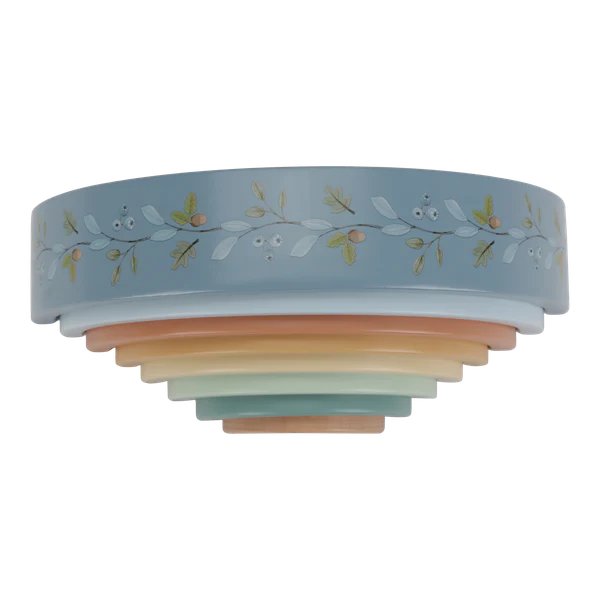 Little Dutch - Wooden Rainbow - Blue - Grace and Fox