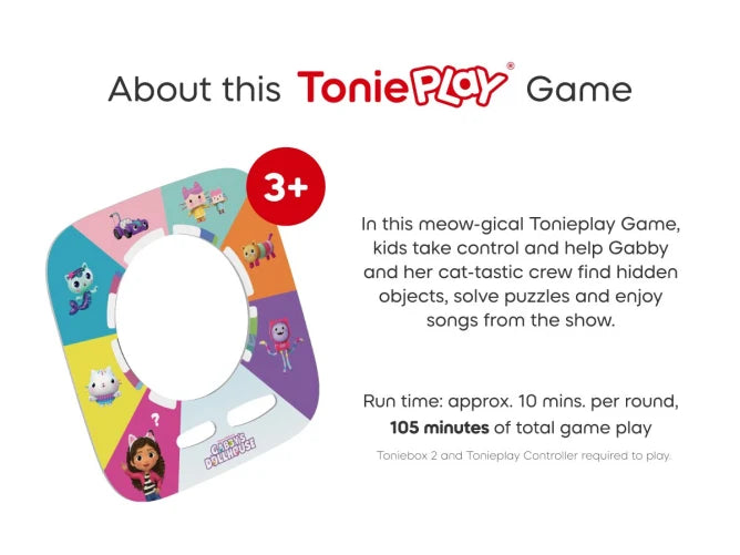 Tonies - Tonieplay Discover: Gabby's Cat-tastic Scavenger Hunt - Grace and Fox