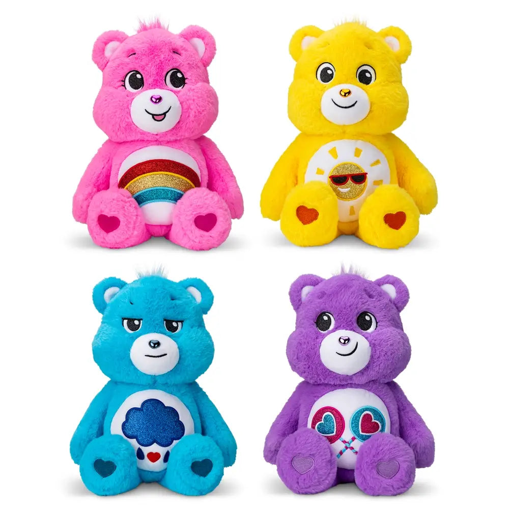 Care Bears Medium Glitter Belly Plush - Share Bear