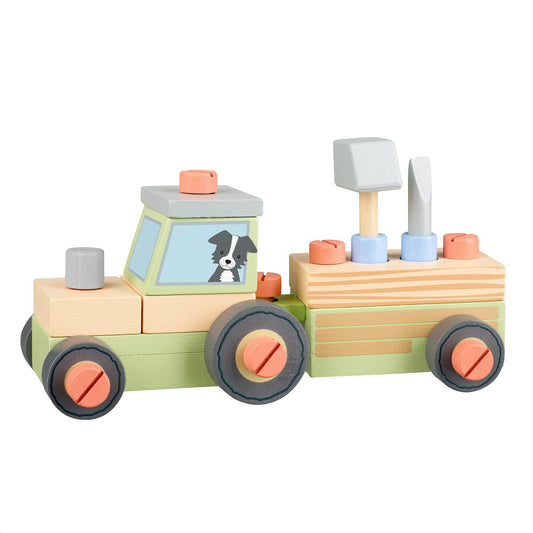Buildable Wooden Tractor - Grace and Fox