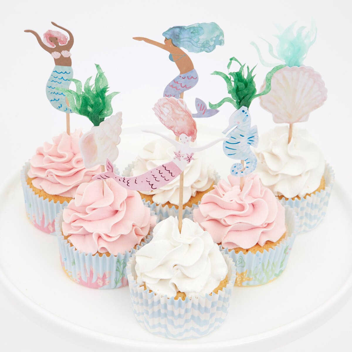 Meri Meri Mermaid Cupcake Kit (x24 toppers) - Grace and Fox