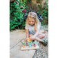 Orange Tree Toys - Stacking Wooden Flower Pots - Grace and Fox