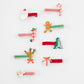 Meri Meri Jolly Christmas Hair Clips (x 8)