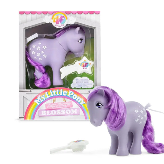 My Little Pony Retro Blossom – 4-Inch Classic Pony Figure - Grace and Fox