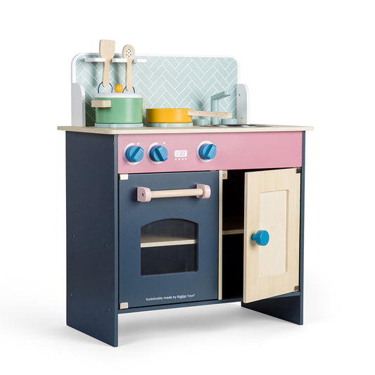 Bigjigs Simply Scandi Wooden Play Kitchen - Grace and Fox