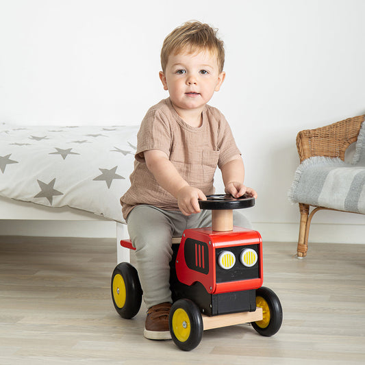 Bigjigs Ride on Wooden Tractor - Grace and Fox