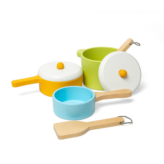 Bigjigs Wooden Pots & Pans - Grace and Fox