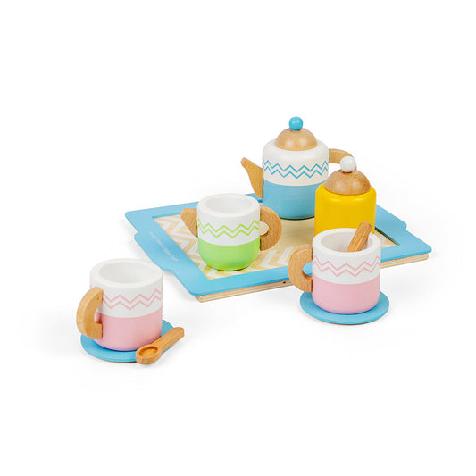 Bigjigs Wooden Tea Tray Set - Grace and Fox