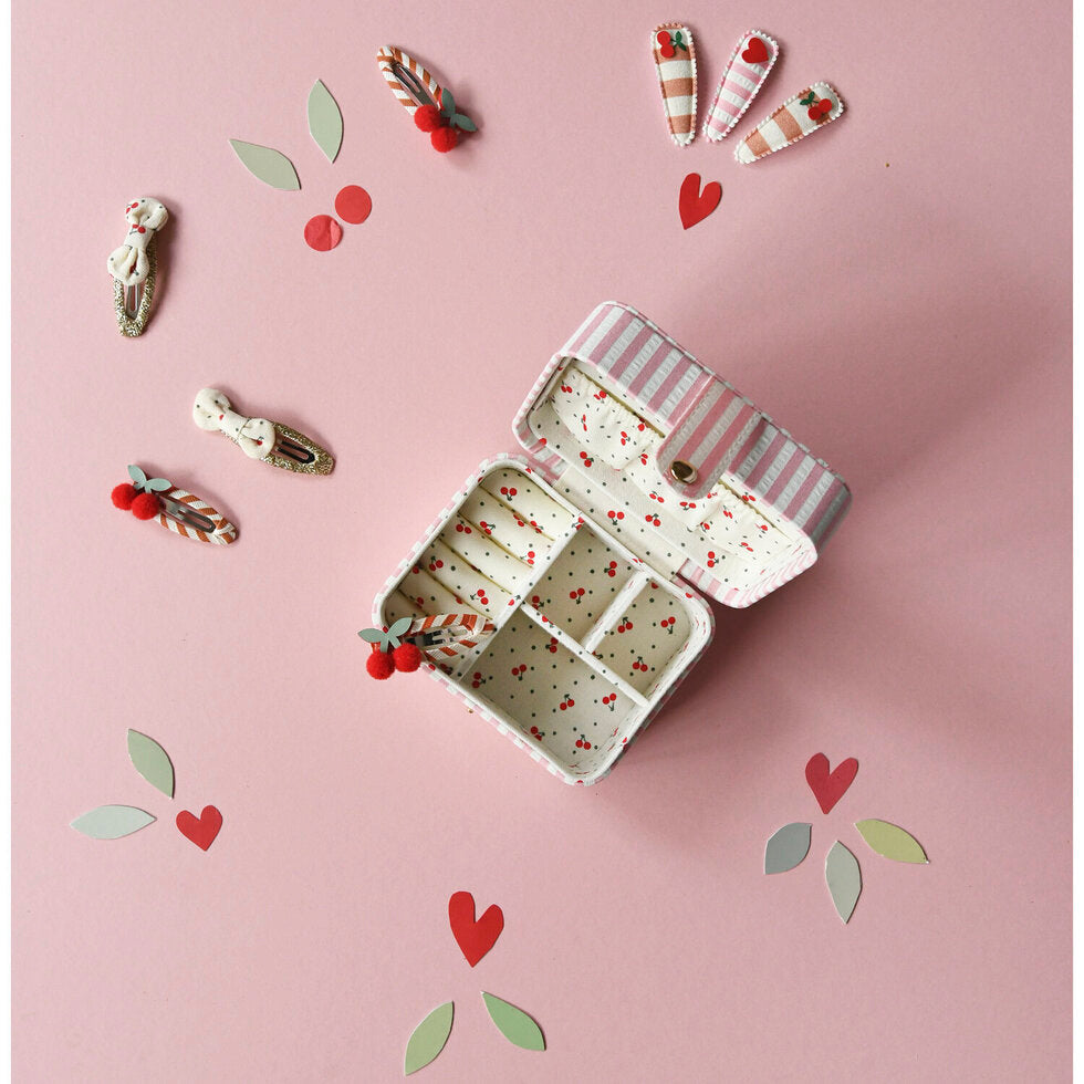 Stripy Cherry Jewellery Box - Rockahula