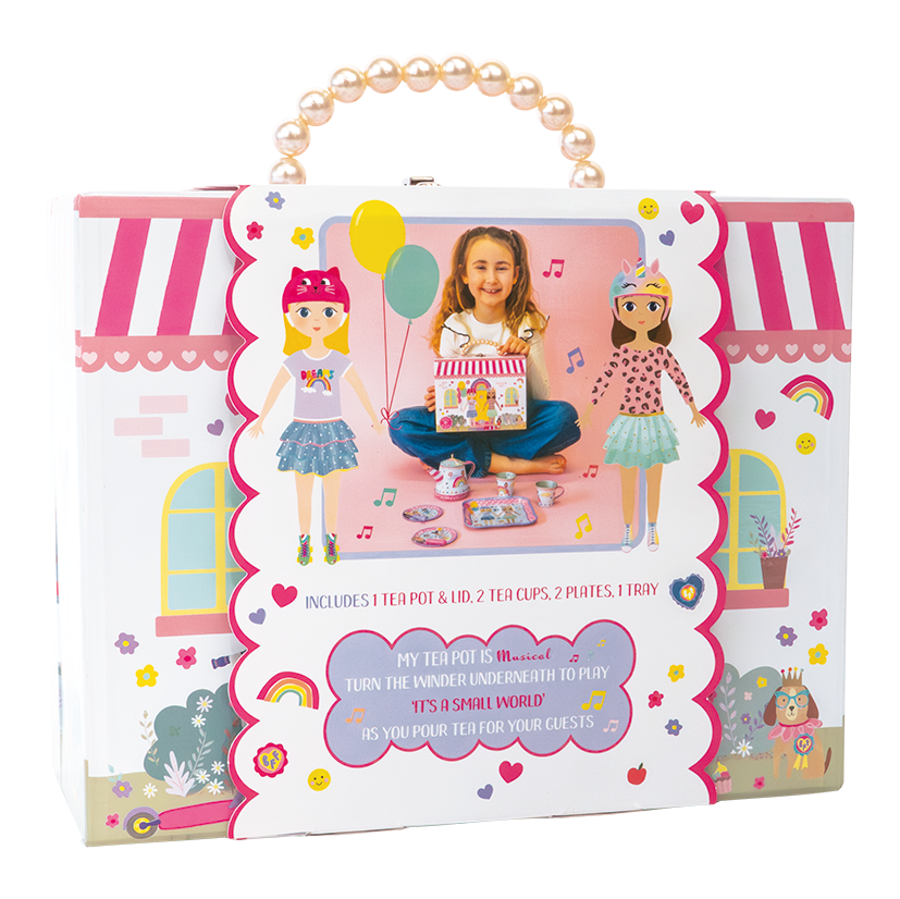 9 Piece Musical Tea Set - Best Friends - Grace and Fox