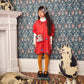 Stych - Oversized Bow Gem Hair Clip Gingham - Grace and Fox