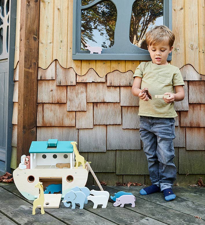Tender Leaf Toys Noah's Wooden Ark - Grace and Fox