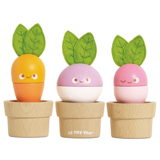 Le Toy Van Stacking Wooden Veggies - Grace and Fox