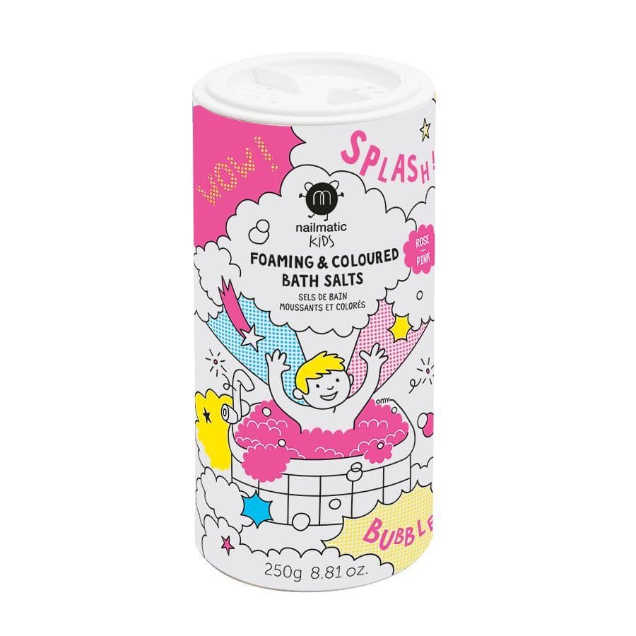 Nailmatic Foaming Bath Salts - Pink - Grace and Fox