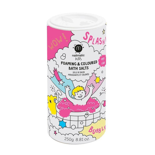 Nailmatic Foaming Bath Salts - Pink - Grace and Fox