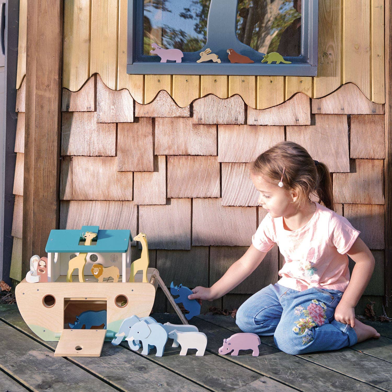 Tender Leaf Toys Noah's Wooden Ark - Grace and Fox