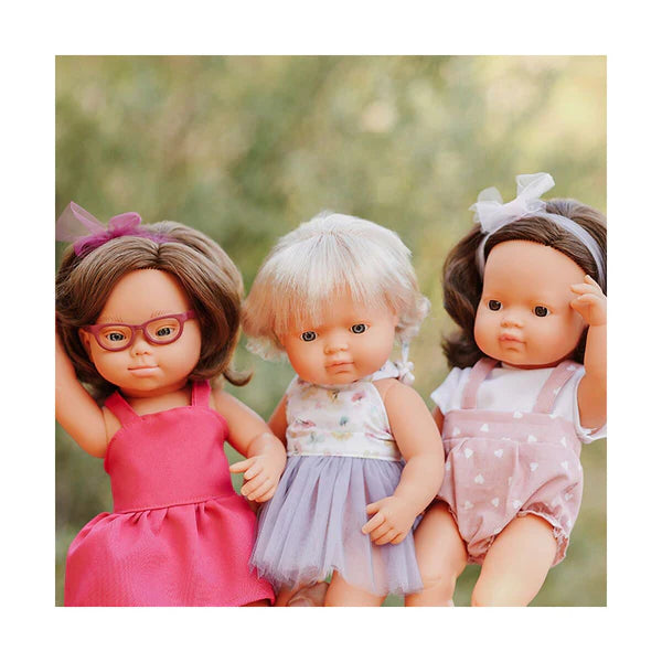 Miniland Baby Doll with Hearing Aid - 38cm - Grace and Fox