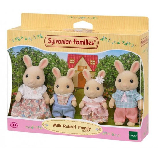 Sylvanian Families - Milk Rabbit Family - Grace and Fox