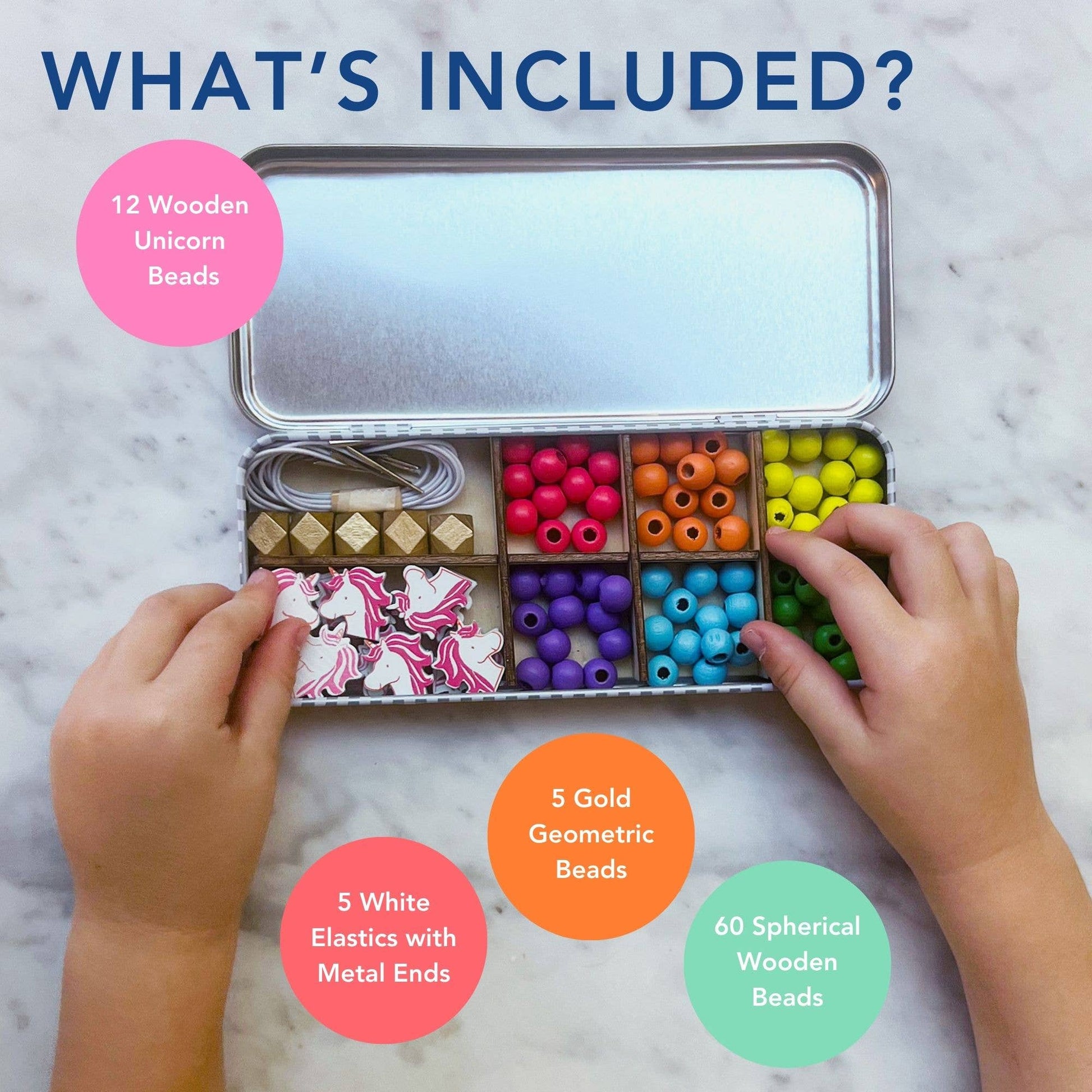 Unicorn Bracelet Bead Kit By Cotton Twist - Grace and Fox