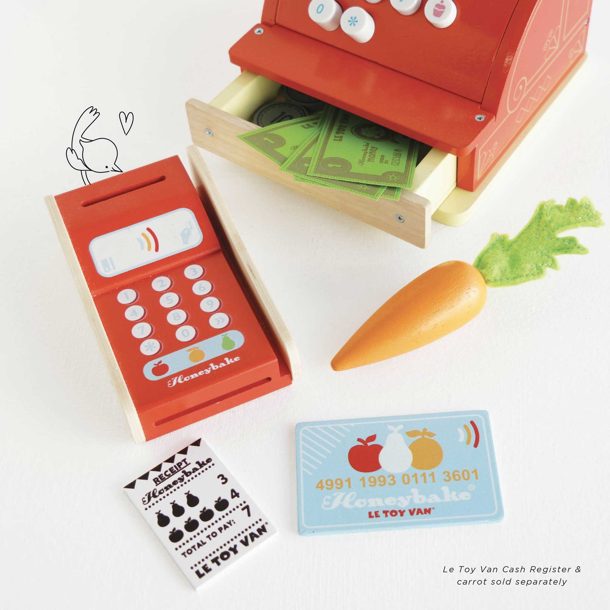 Wooden Shop Card Machine - Grace and Fox