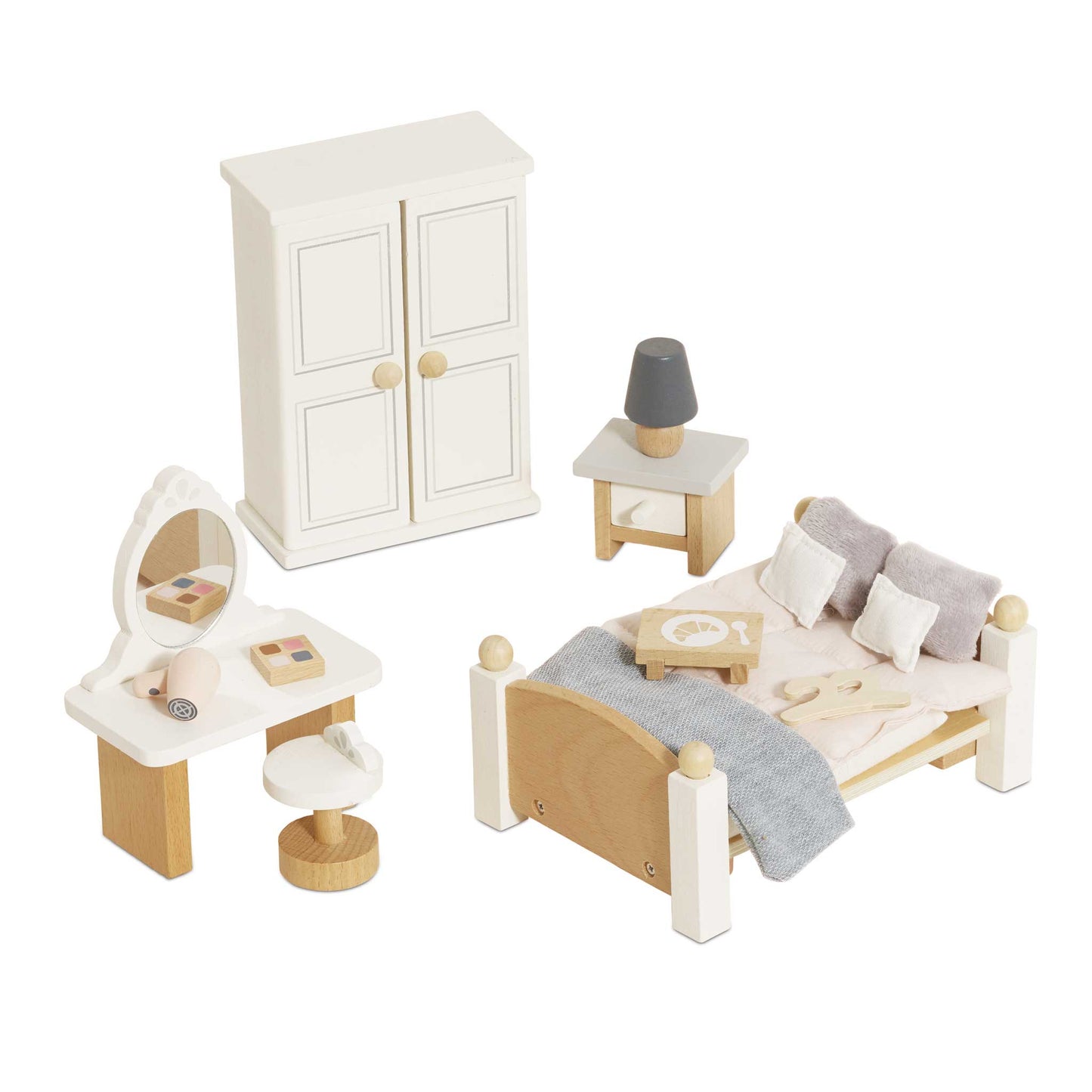 Le Toy Van Wooden Dolls House Furniture Set - Bedroom - Grace and Fox